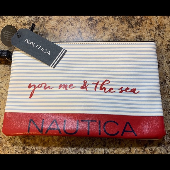 NWT Nautica Flat Wristlet - Picture 6 of 10